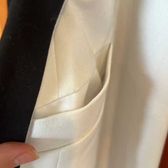 Calvin Klein Women's Belted Wrap Colorblocked Dress - Picture 10 of 10